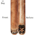 Funny Animal Paw Socks Cat Tiger Leg Toe Men Women Party Outdoor Qme style12 One Size