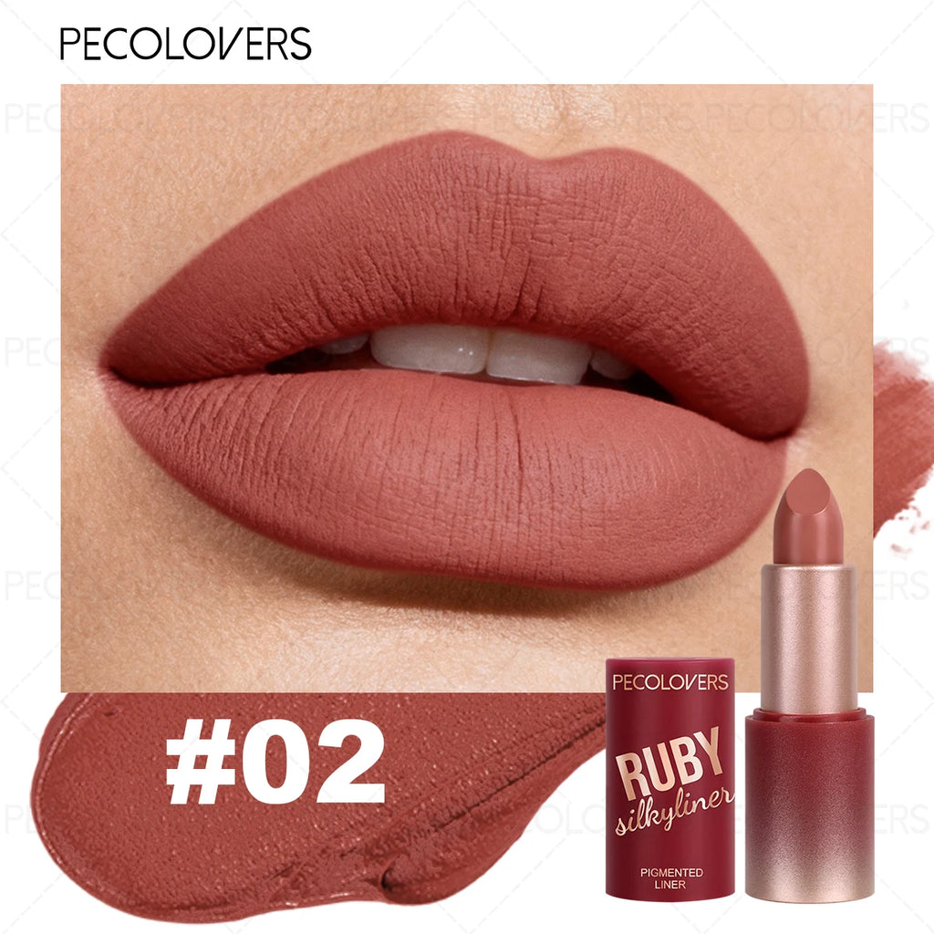 Red Tube Lipstick Rendering Series Waterproof Non-drying Suitable Qme 02