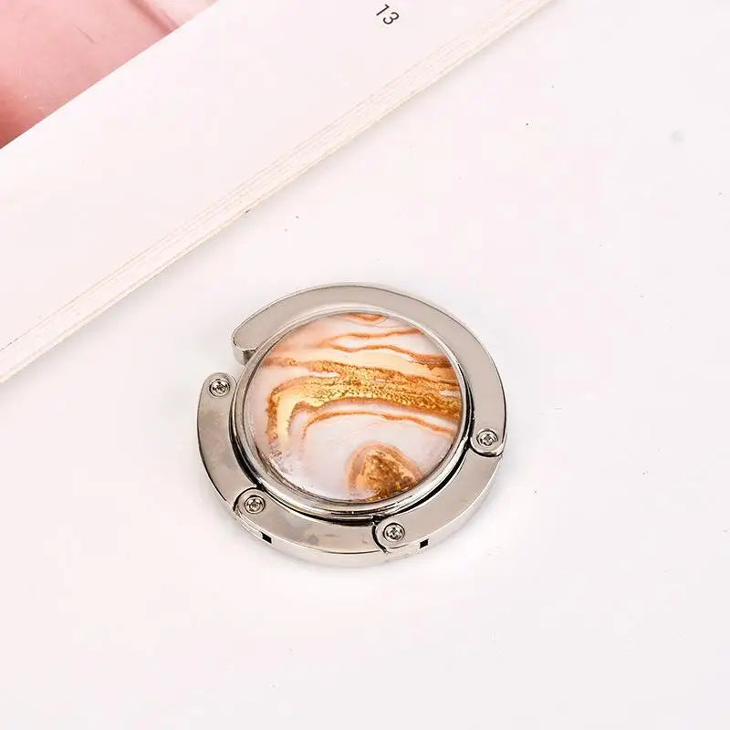 Fashion Foldable Handbag Hook Portable Purse Hook For Women Durable Creative Desk Hanging Rack Girls Gift Qme A6