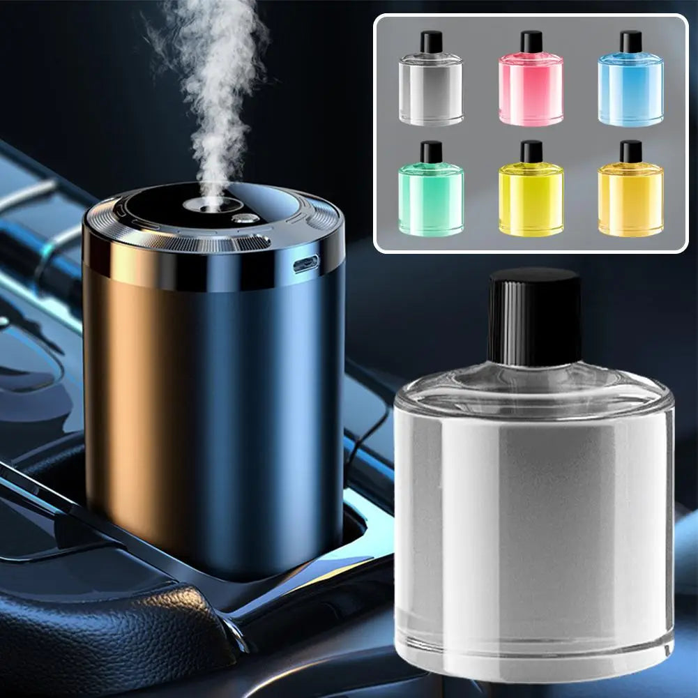 Smart Car Air Freshener Adjustable Car Smell Air Scent Ceiling Starry Scent Light 30-50ml Car Sky Automatic Ambient Freshener Qme