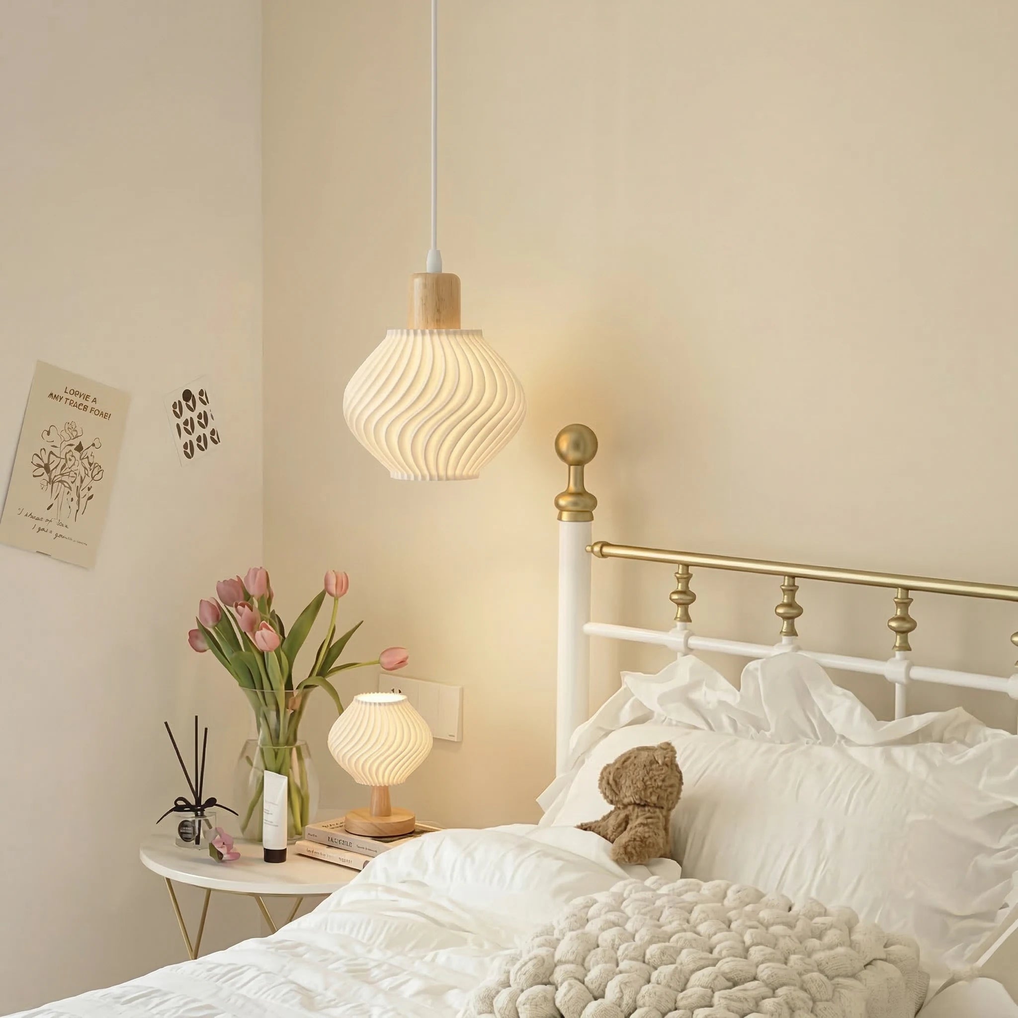 Bamboo Pendant Lamp Hanging Lamp Handmade Rattan Chandelier Fixture Restaurant Dining Room Indoor Lighting AC85-260V Qme
