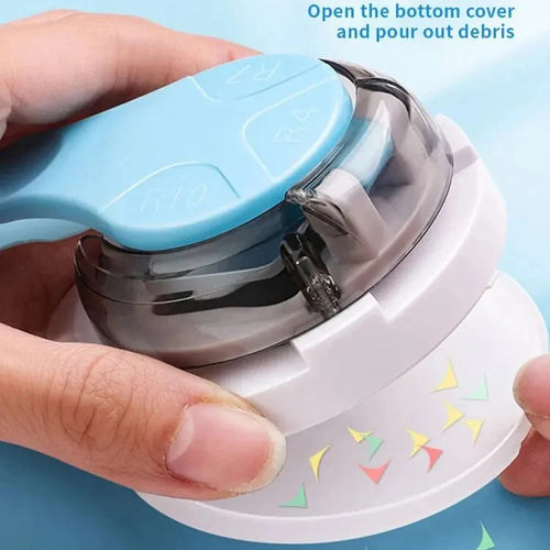 3 in 1 Corner Rounder Punch R4/R7/R10 Chamferer Cutter Corner Photo Card Scrapbook DIY Paper Craft Corner Trimming Tool Qme
