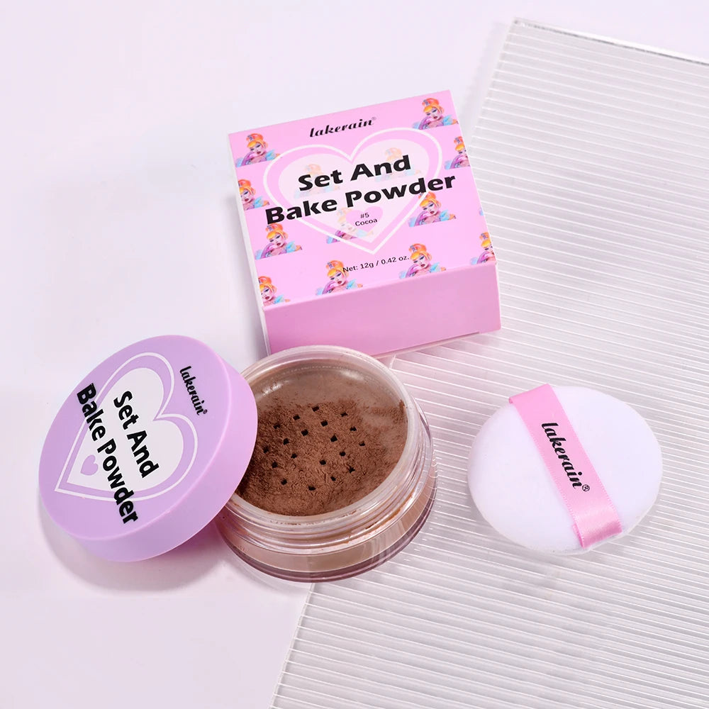 Baking Setting Powder Oil-absorbing Silky Texture Natural Qme