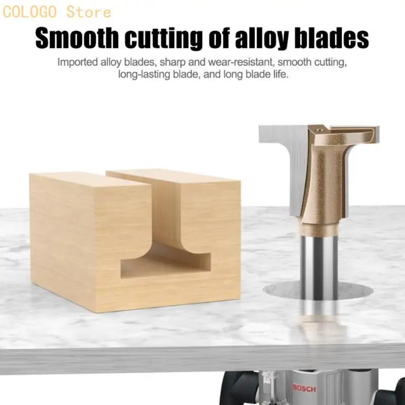 Professional Grade Router Bit Precise Bending Slotting Hard Materials Qme