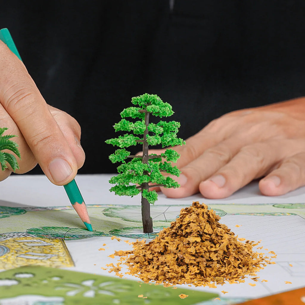 Realistic Miniature Leaves Simulation for Scenery Landscape DIY Artificial Plant Decor Garden Home Office Decorative Fake Lawn Qme