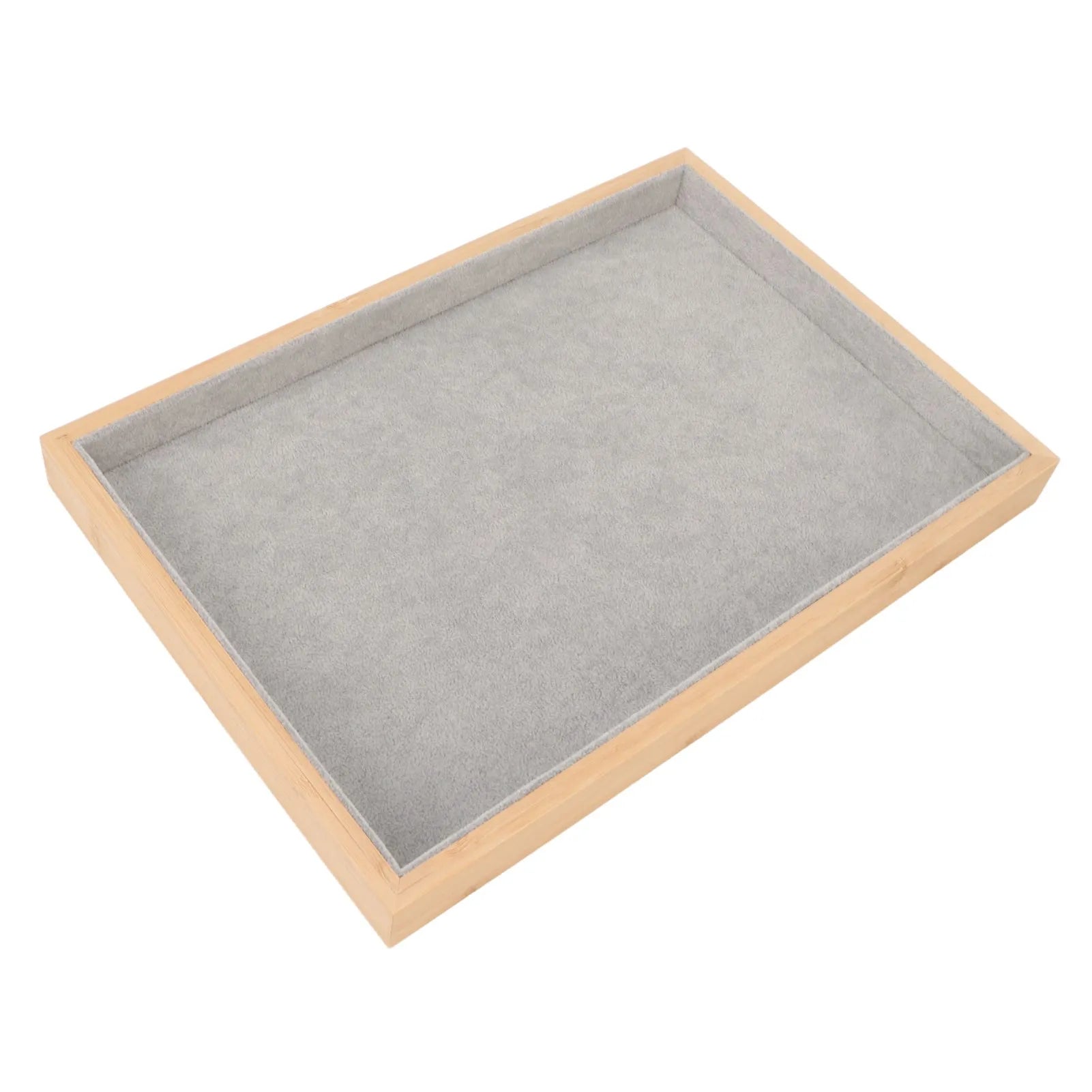 Jewelry Tray Elegant Multipurpose Wood Jewelry Drawer Organizer Lightweight Scratch Resistant Display Function for Jewerly Qme