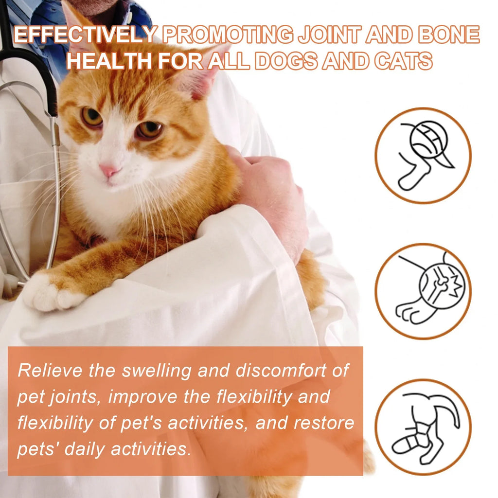 Pet Joint Repair Spray Dog Cat Bone Deformity Osteoarthritis Healing Multifunctional Joint Care Liquid Pet Bone Care Supplies Qme