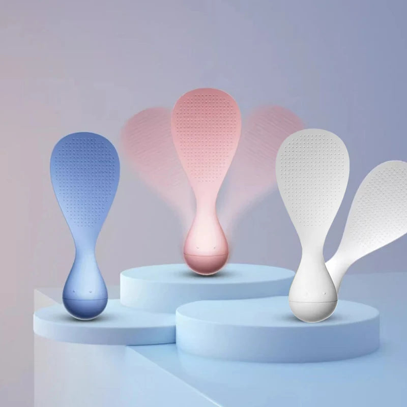 Non Stick Standing Plastic Rice Spoon Home Kitchen Paddles-perfect Qme