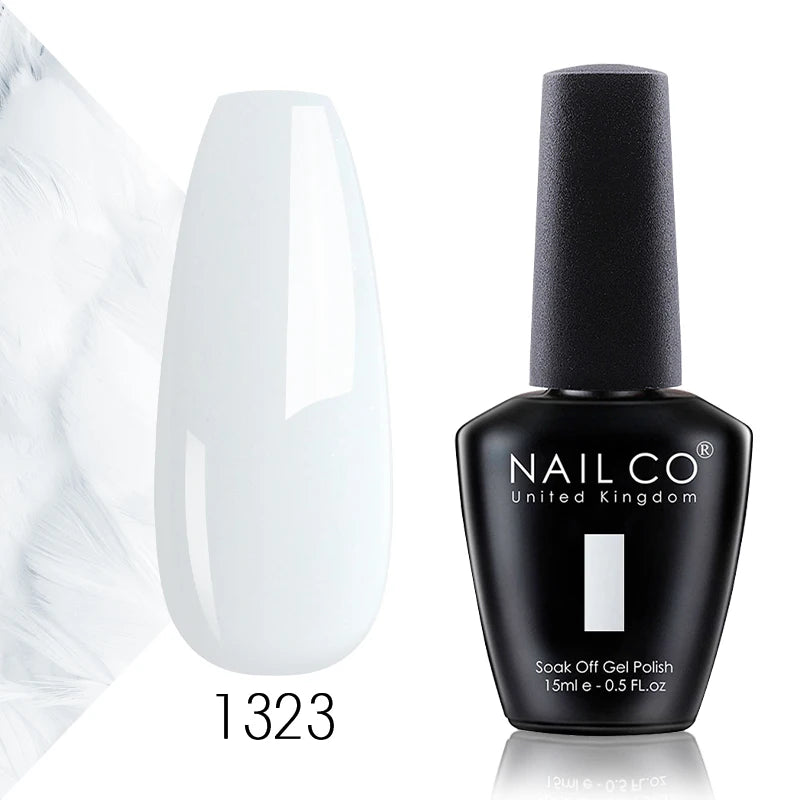 NAILCO 131 Colors Nail Gel Polish Off LED Semi Permanant Art Hybrid Qme