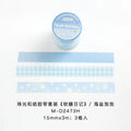 TIANZI 15mmx3m Cartoon Die-Cutting Masking Tape for Card Scrapbooking Stickers Journaling Creative Filmstrip Stationery Supplies Qme A