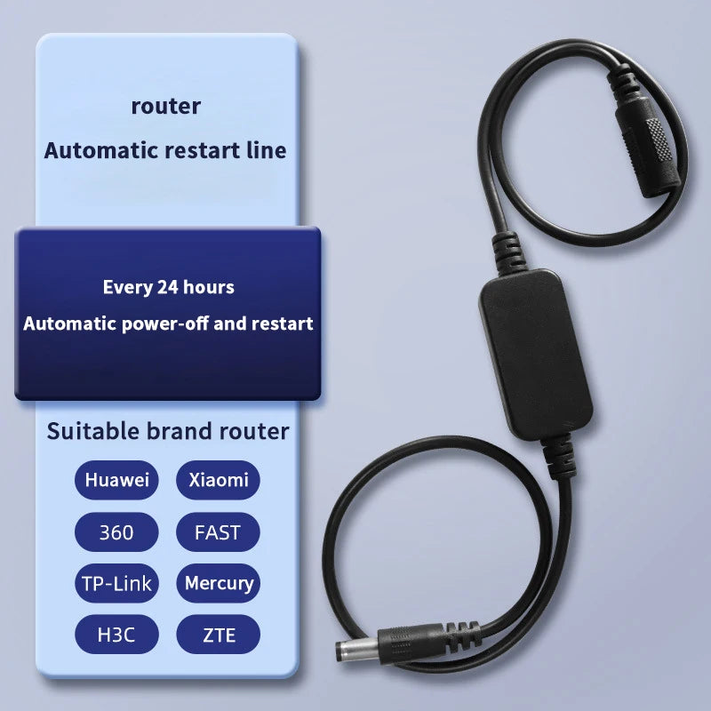 DC 5V-15V Rout-er Rebooter Wifi Reset Router Timing Restart Module Qme