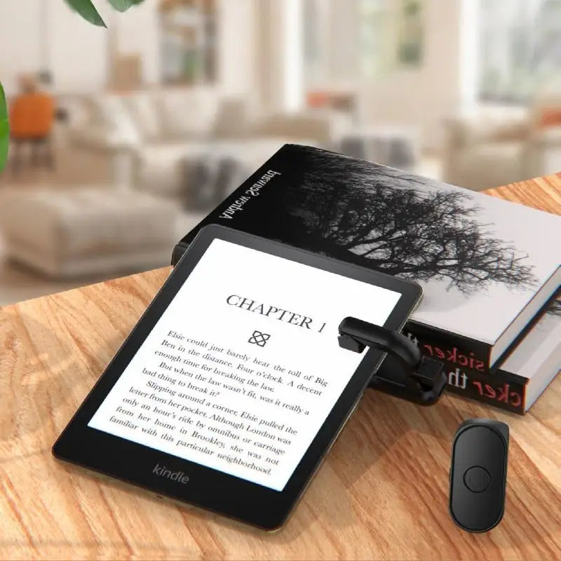 2-in-1 Lightweight E-book Page Turner Remote Record Triggers Reading Qme