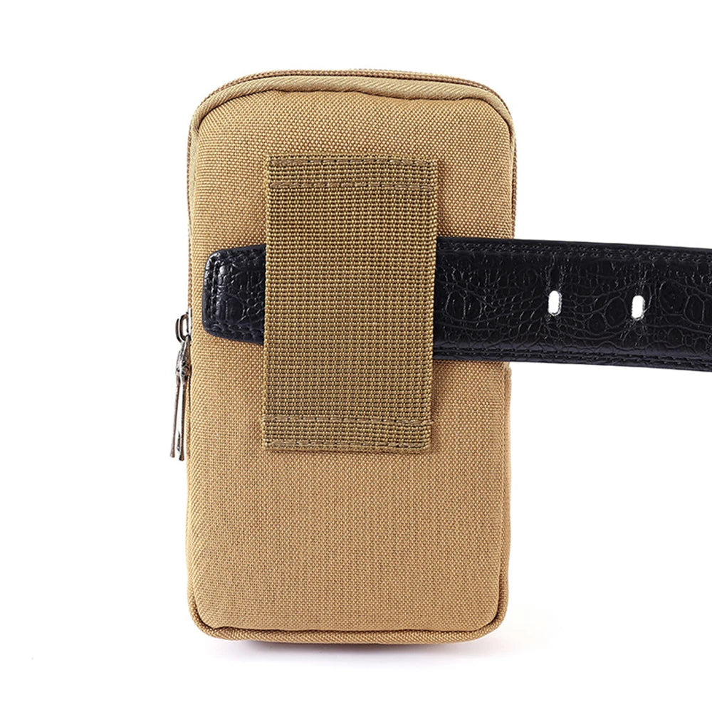Man Belt Pouch Mobile Phone Bag Holster Bag Molle Waist Bag Pack Small Tactical Duty Belt Backpack Card Holder Qme