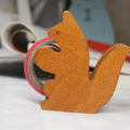 Wooden Tape Cutter Creative Animal Shape Squirrel Whale Design Office Qme C