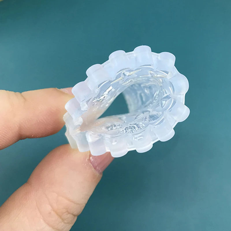 3D Seashell Nail Art Mold Silicone DIY Ocean Starfish Conch Dolphin Nail Design Molds High Transparent Nail Art Carving Template Qme