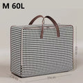 Waterproof Moisture-Proof Large Capacity Moving Bag Student Travel Luggage Organizer Home Storage Sack for Clothes & Blankets Qme M 60L