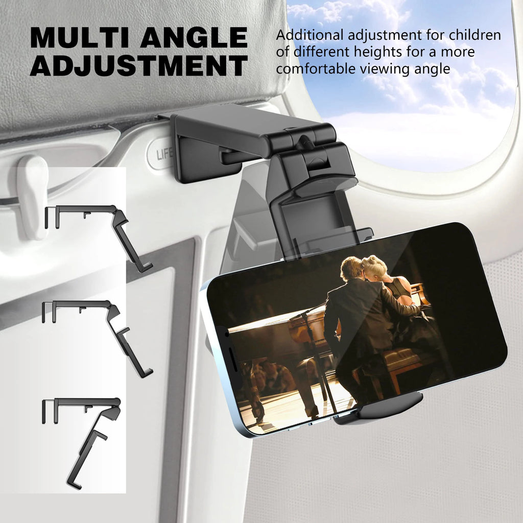 1 Universal Airplane Phone Holder 360 Degree Rotating Pocket Sized Qme