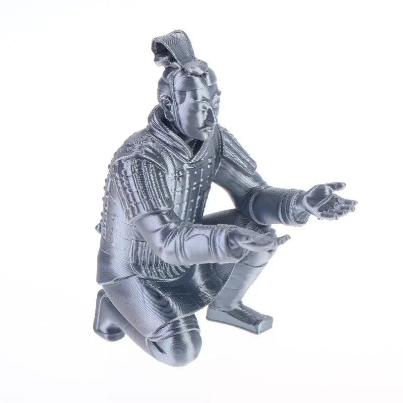Creative Terracotta Warriors Pen Holder 3D Printing Pencil Storage Qme Silver