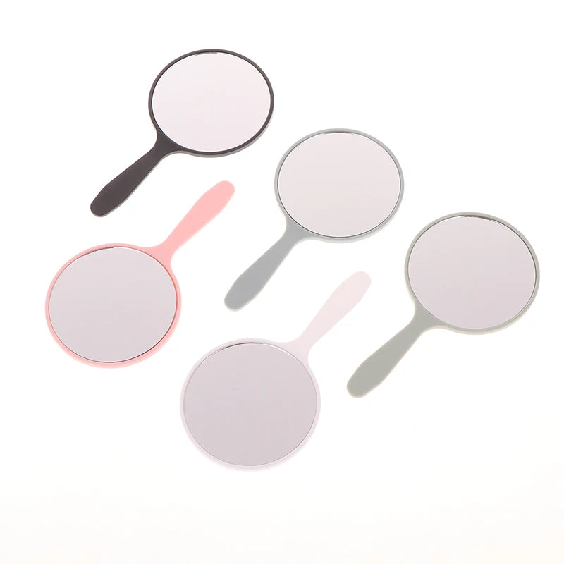 Handle Hand Mirror SPA Salon Compact Mirrors Eyelash Extension Qme
