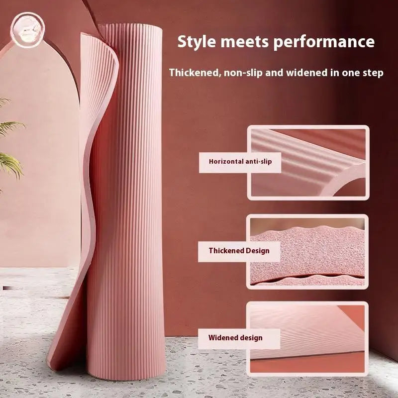 Non-slip Athletic Yoga Mat Home Training Pilates Gymnastics Qme