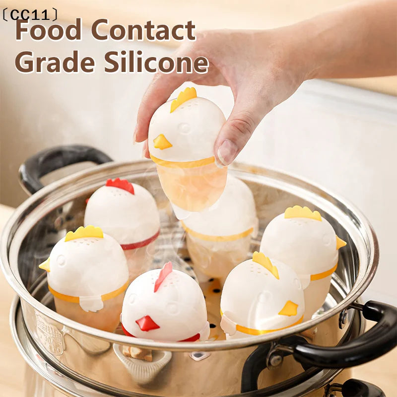 Egg Poachers Non-stick High-temperature Resistant Cooking Cups Boiled Qme