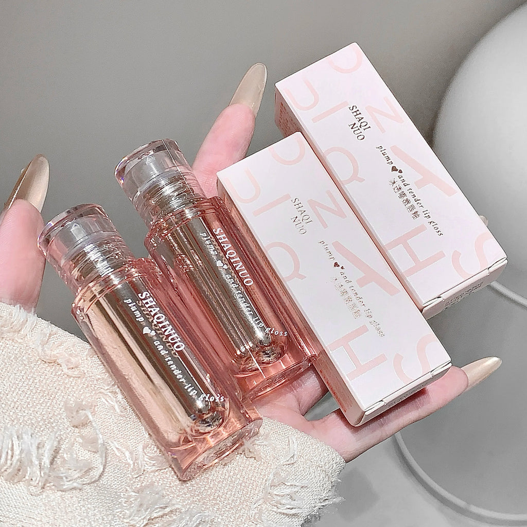SHAQINUO Mirror Lip Gloss Long Lasting Hydrating Shine Finish Qme
