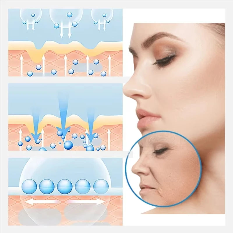 Snail Collagen Face Cream Whitening Moisture Anti Aging Facial Firming Cream Anti Wrinkles Eye Bags Korean Skin Care Qme