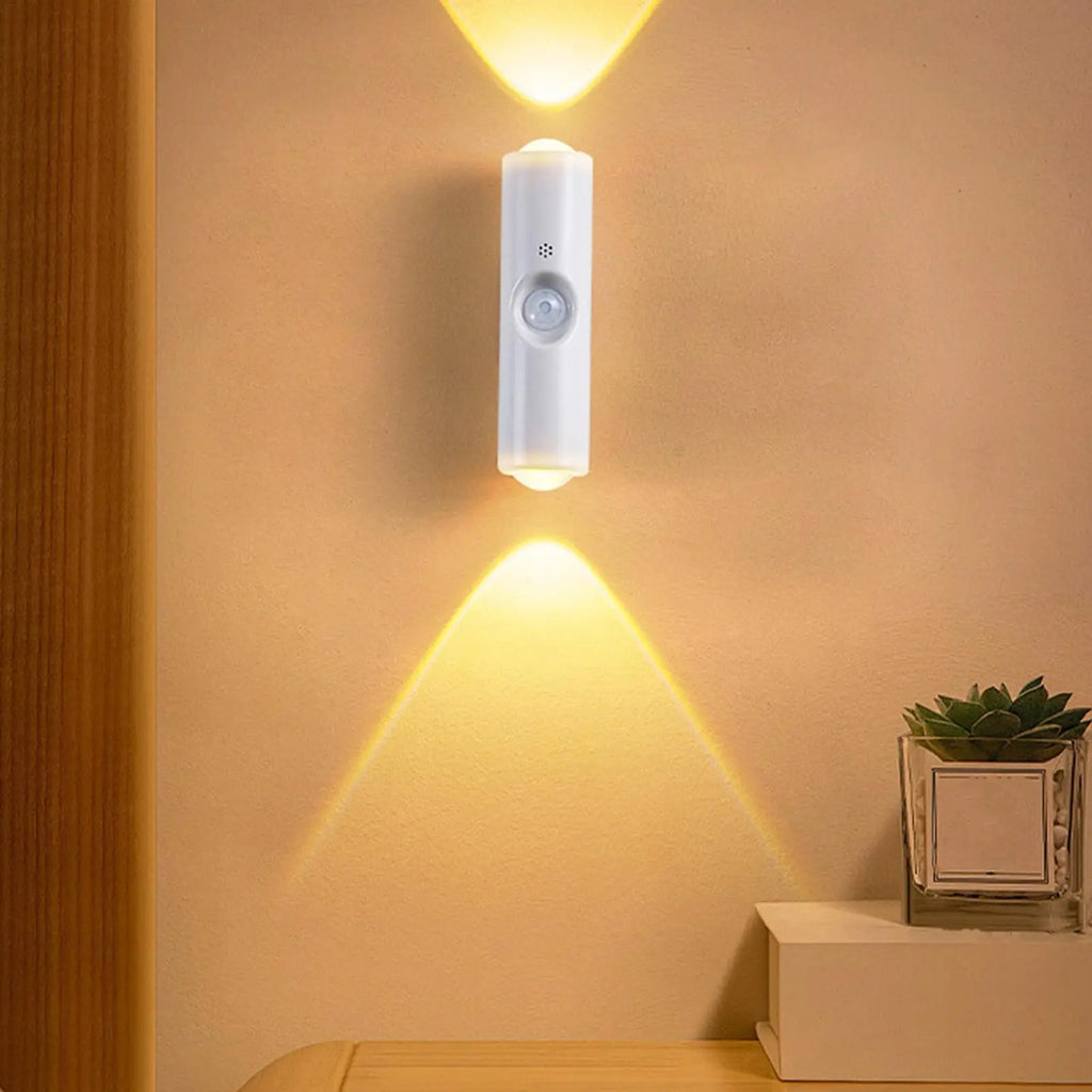 Motion Light Indoor Sleep Friendly Cabinet Lighting Bright Smart Magnetic Cordless Nightlight for Bedroom Kitchen Indoor Under Qme
