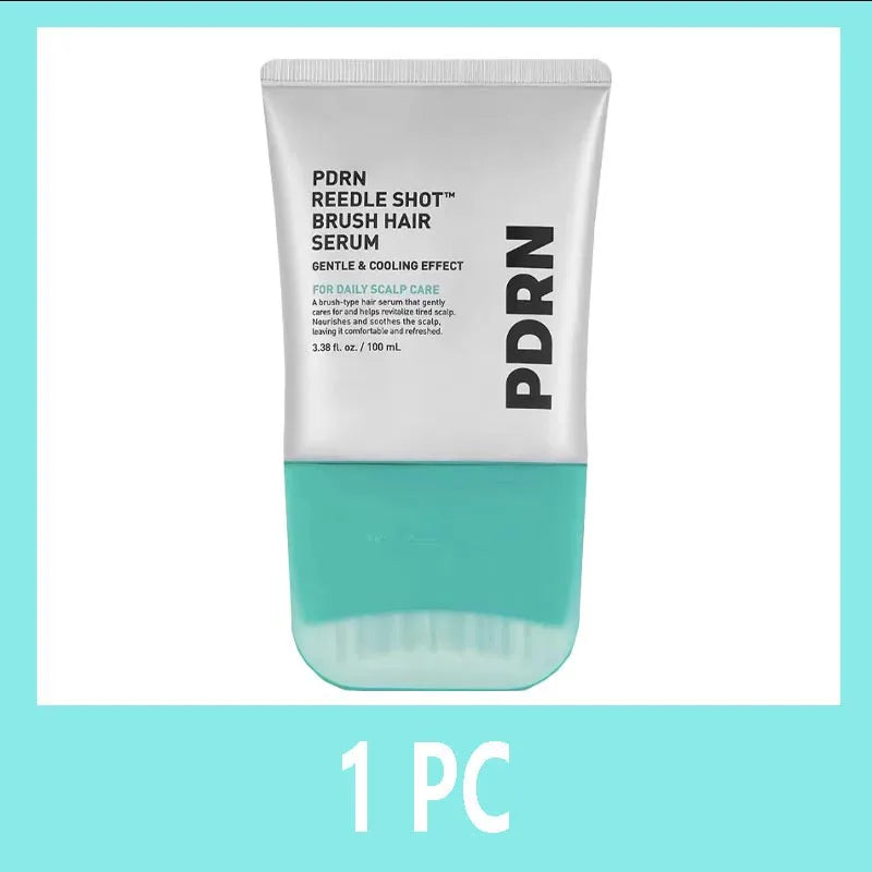 Pdrn Reedle Shot Brush Hair Serum Nourishing Strengthening Hair Care Essence Improve Scalp Environment For Daily Scalp Care Qme 1PC
