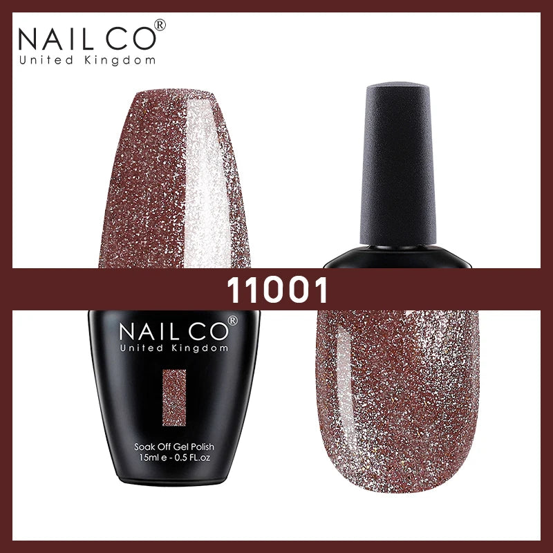 NAILCO Nude Nails Gel Nail Polish UV LED Semi-permant Varnish Hybrid Qme