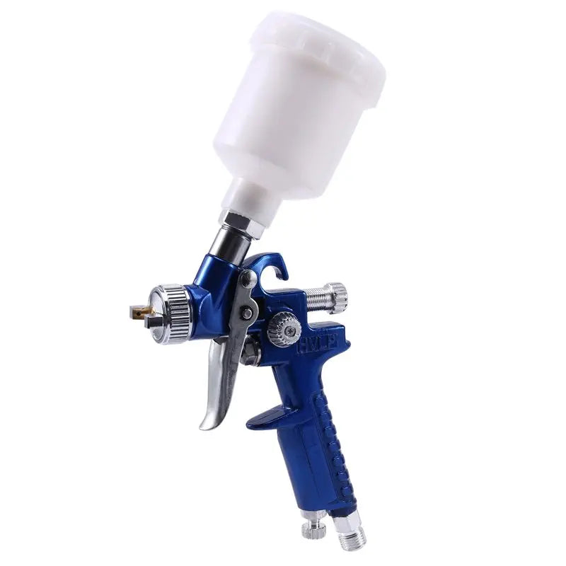 A02F-2 Set 1.0MM Nozzle H-2000 Professional HVLP Spray Gun Mini Air Paint Spray Guns Airbrush For Painting Car Aerograph Qme