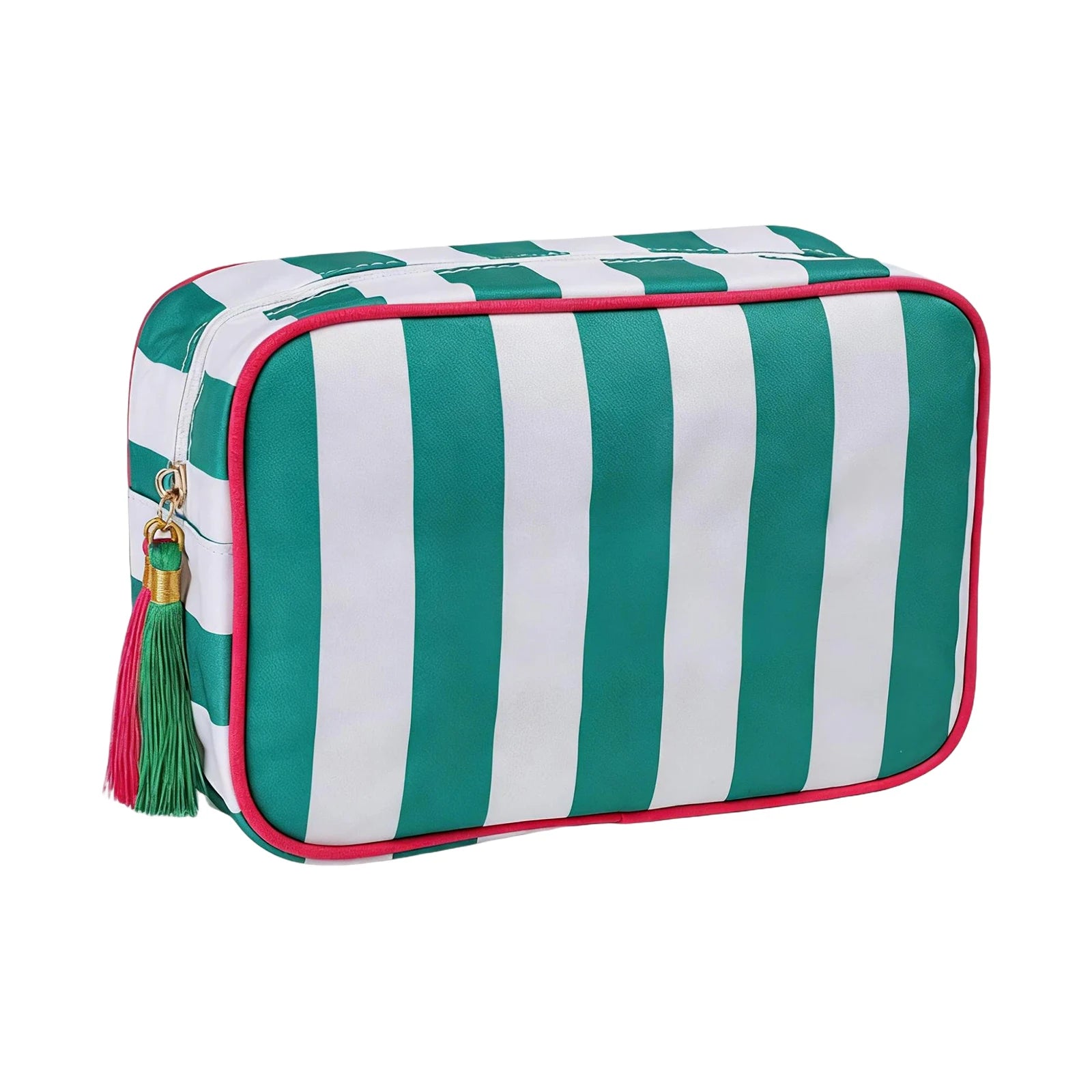 Striped Clutch Small Handbags Large Capacity Mahjong Storage Bag Multipropose Outdoor Cosmetic and Toiletries Storage Bag Qme