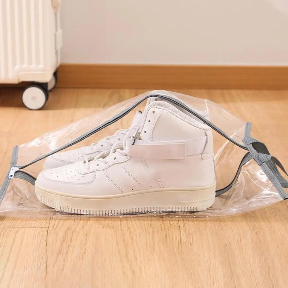 Shoe Storage Bag Zipper Closure Travel Shoes Men Women Breathable Qme