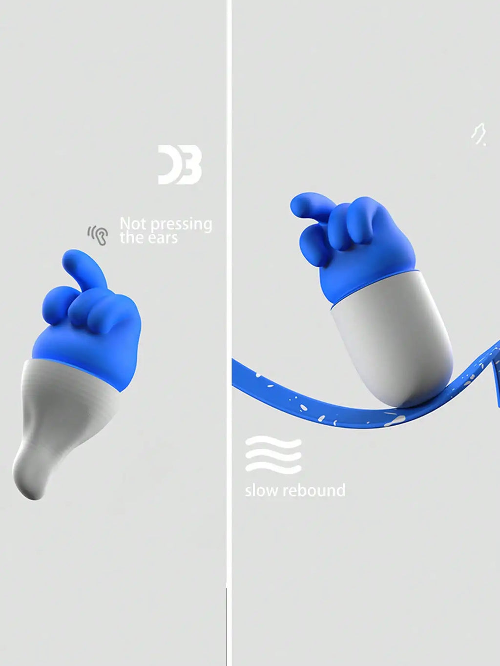 Soundproofing Middle Finger Earplugs Sleep Noise Prevention Dormitory Qme