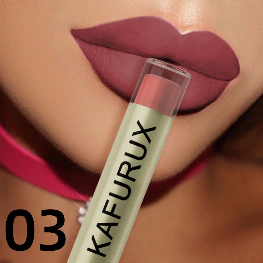20 Colors Dark Brown Nude Liquid Lipsticks Waterproof Velvet Matte Qme 03