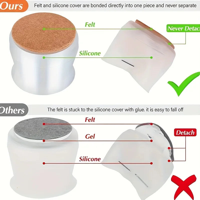 20-Pack Elasticity Wear-resistant Heat-insulating Round Protective Qme