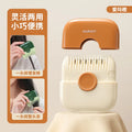 2-in-1 Hair Cutting Comb Thin Artifact Multi-functional Household Qme GRAY