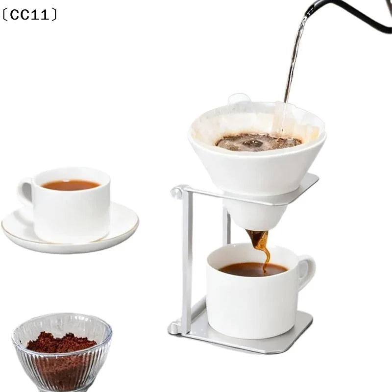 Foldable Coffee Drip Holder Aluminum Alloy Support Stand Wireless Qme