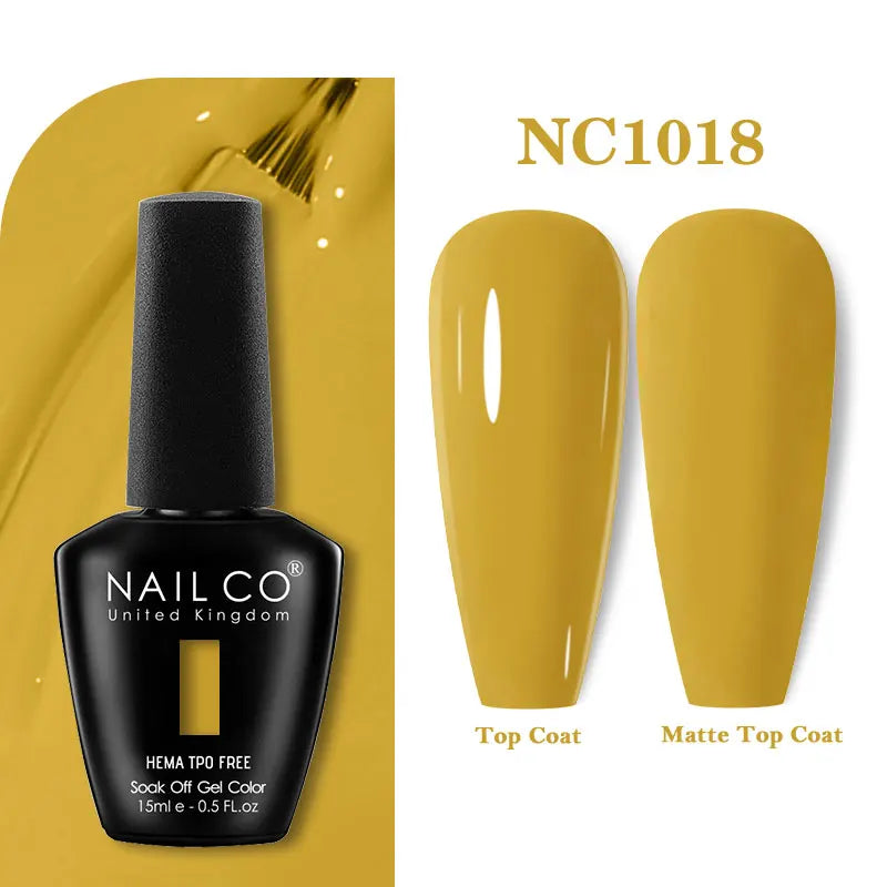 NAILCO Coat Base Gel Nail Polish Nails Art Semi Permanent Lacquer