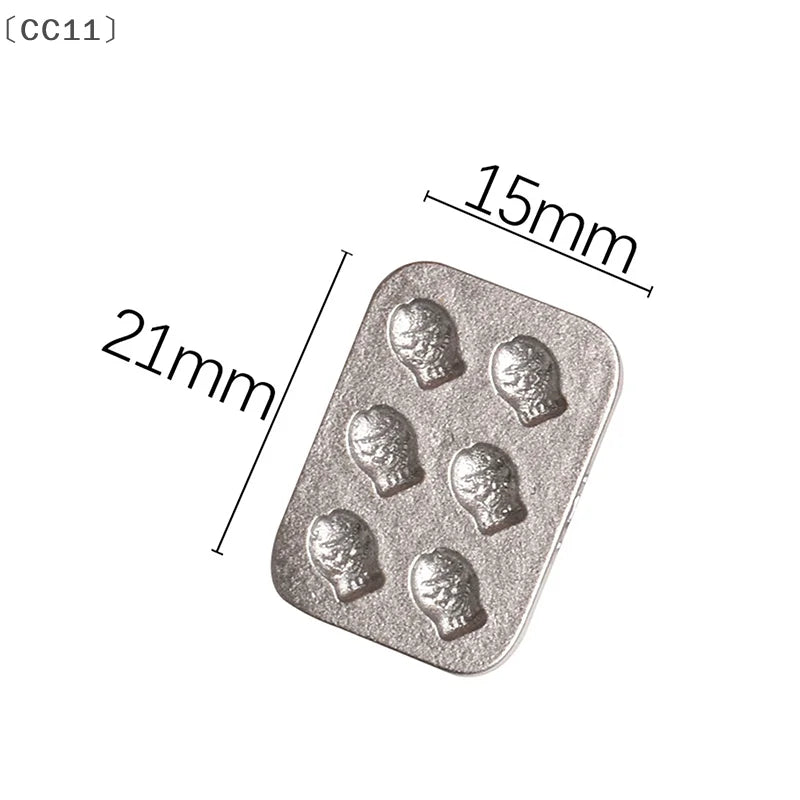 CC1110pcs Doll House Miniature Mini Cake Baking Mold Kitchen Scene Qme