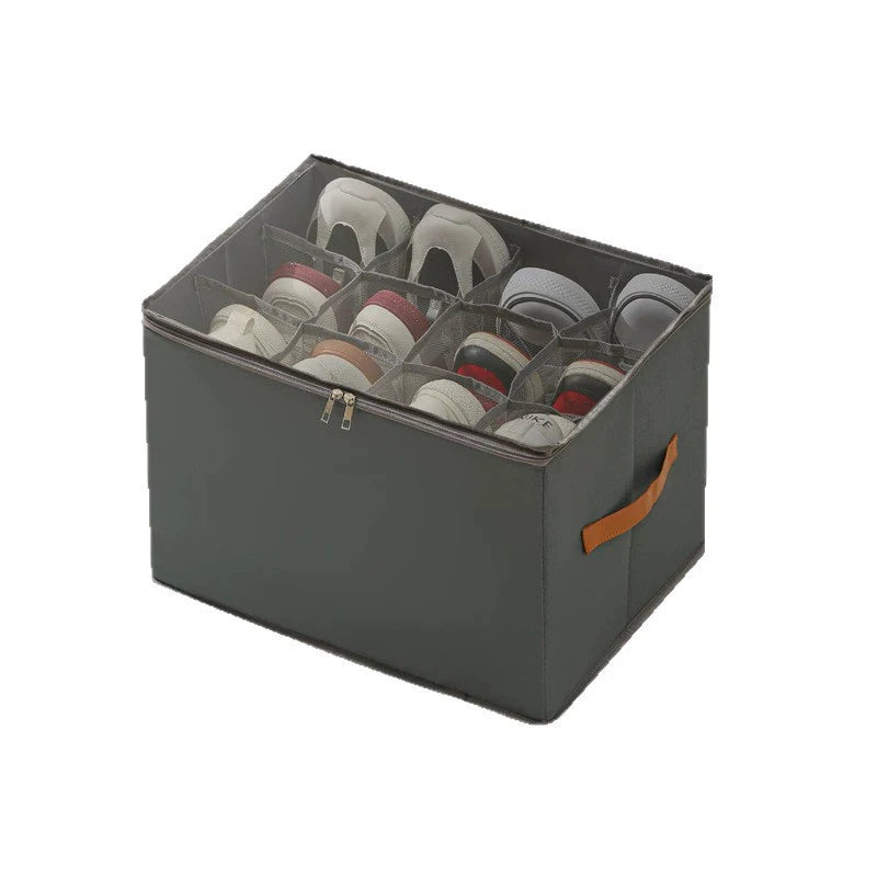 Lid Dustproof Storage Box Shoes Clothes Accessories Home Organization Qme