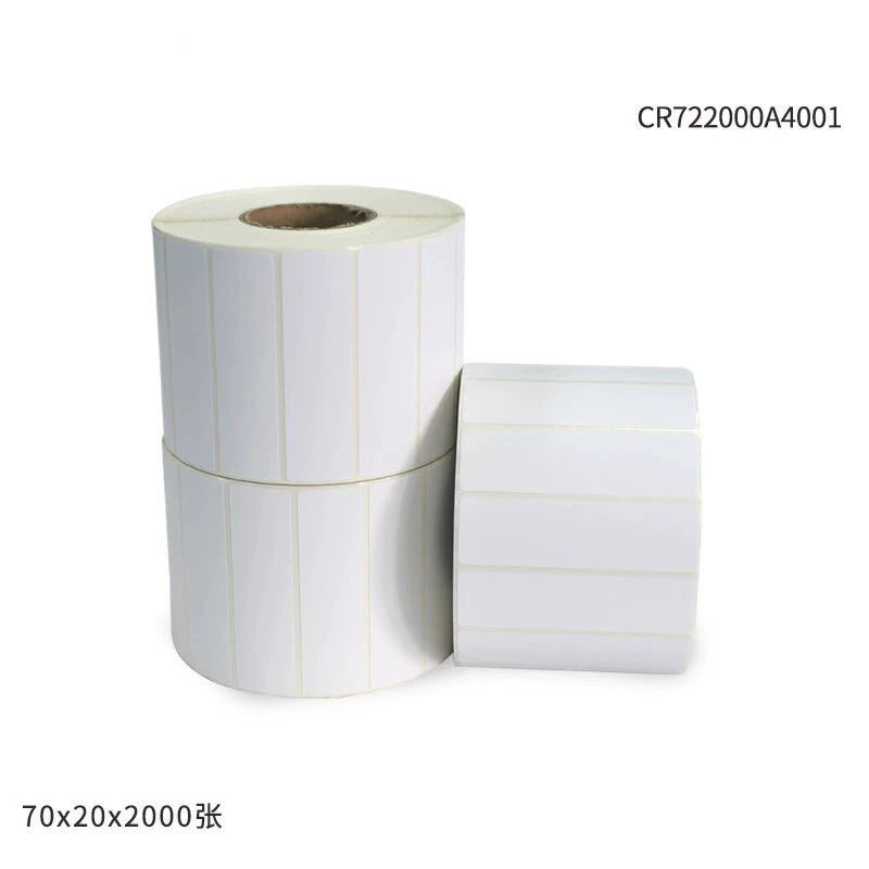 700pcs/Roll 70*20mm Print Supplies Thermal Label Sticker Paper Waterproof Supermarket Price Blank Label Direct Print Qme