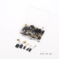 Electric Hammer Power Tool Maintenance Kits Motor Carbon Brushes 5 Qme 50pcs plastic box