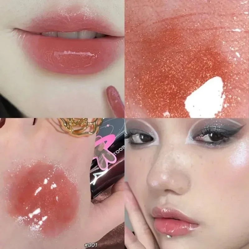 Ice Juice Red Lip Gloss Crystal Mirror Water Light Lip Glaze Grapes Jelly Glass Lip Oil Waterproof Lipstick Clear Tint Makeup Qme style2-01