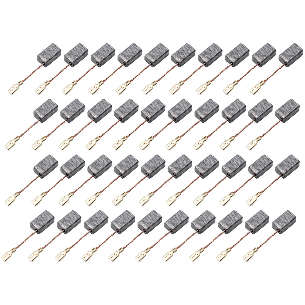 40pcs/set Motor Carbon Brushes Set Graphite Copper Carbon Brushes For Electric Hammer Electric Drill Angle Grinder 6x8x14mm Qme A
