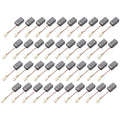 40pcs/set Motor Carbon Brushes Set Graphite Copper Carbon Brushes For Electric Hammer Electric Drill Angle Grinder 6x8x14mm Qme A