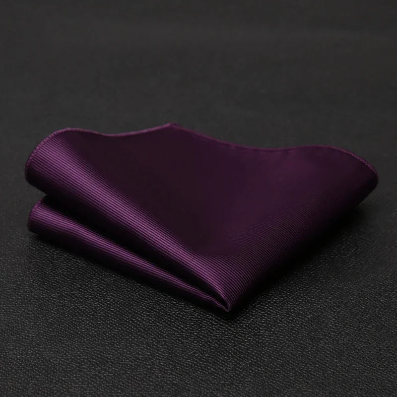 Men Pocket Square Suits Hanky Plaid Handkerchiefs Casual Suit