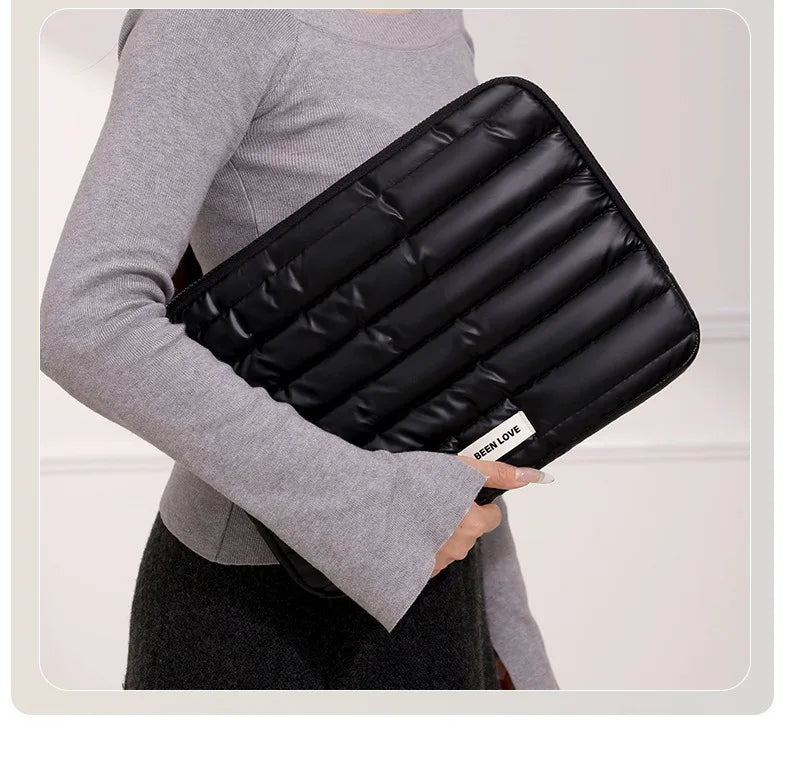 A 13.3/14 inch fluffy laptop case, suitable for MacBook Air iPad Pro and Huawei iPad laptop cases, fashionable laptop soft cases Qme