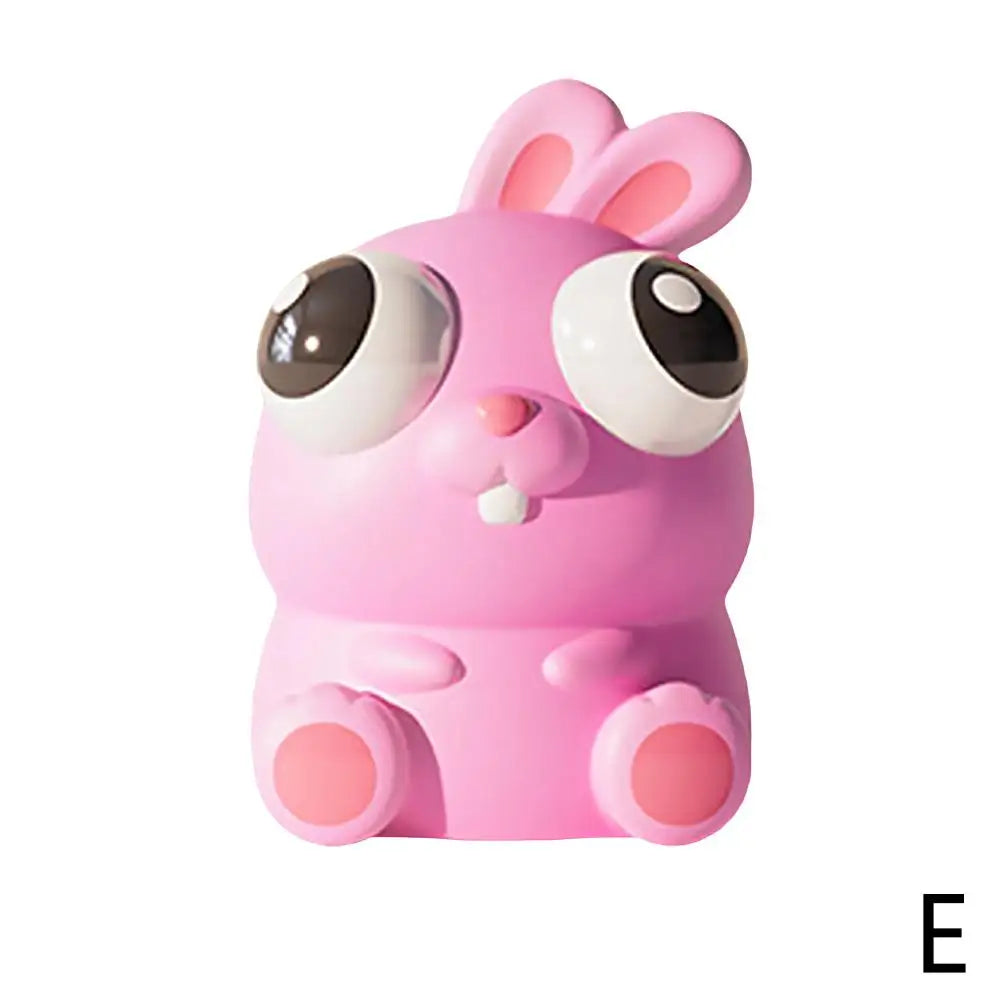 Eye-popping Squeeze Toy Cartoon Animal Sensory Toys Stress Relief Qme E