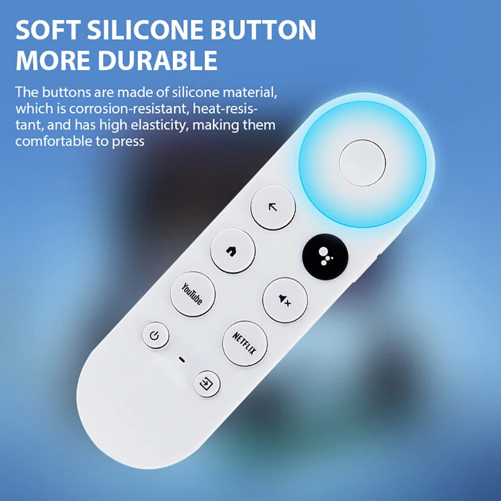 New Voice Remote Control for Google Chromecast TV 4K (Snow), Replacement Remote for Google Chromecast 4k Snow HD TV G9N9N GA0140 Qme
